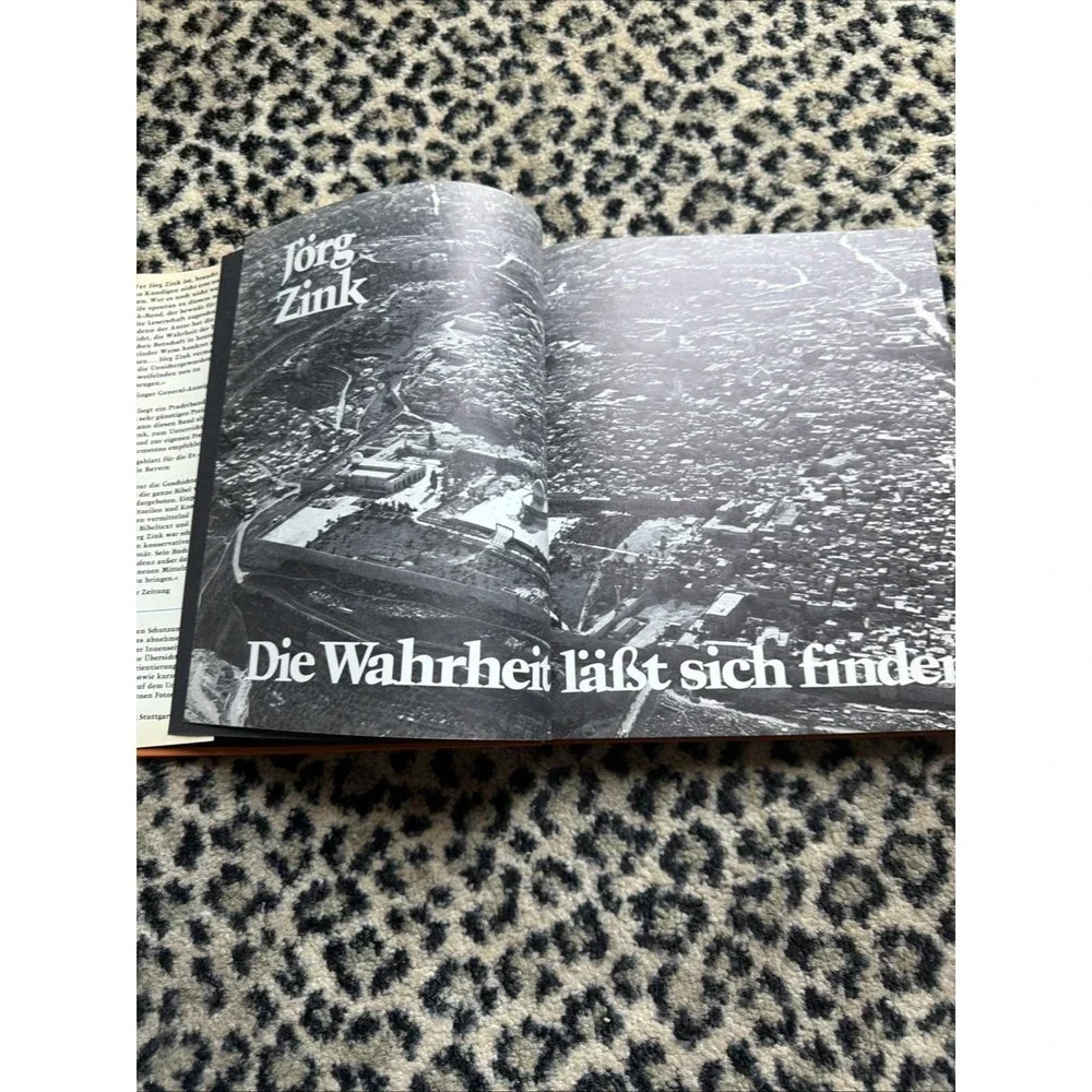 Jörg Zink 'Die Wahrheit lässt sich finden' book, published Verlag 1972 HB
